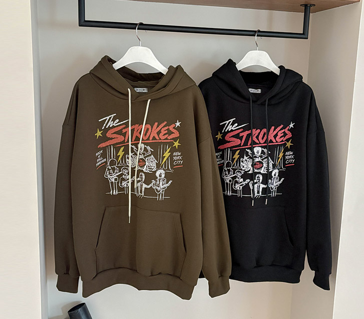 [Unisex] Dustros Printed Napping Hoodie