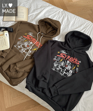 [Unisex] Dustros Printed Napping Hoodie