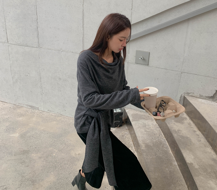 Hairy Strap Long-sleeve T-shirt