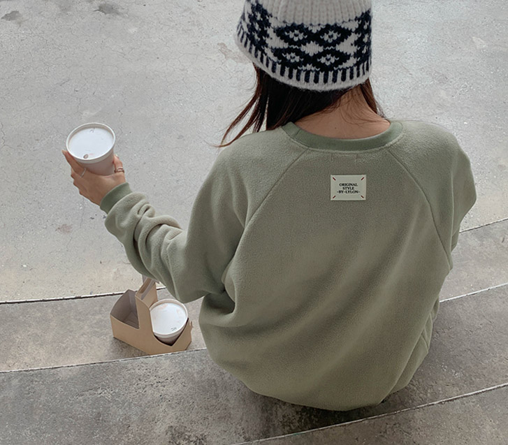 Original Back Patch Fleece Nagrang Sweatshirt